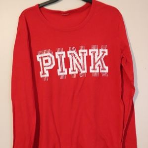 XL Red Long Sleeve Top
